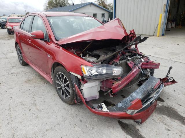 Salvage cars for sale at Sikeston, MO auction: 2017 Mitsubishi Lancer ES