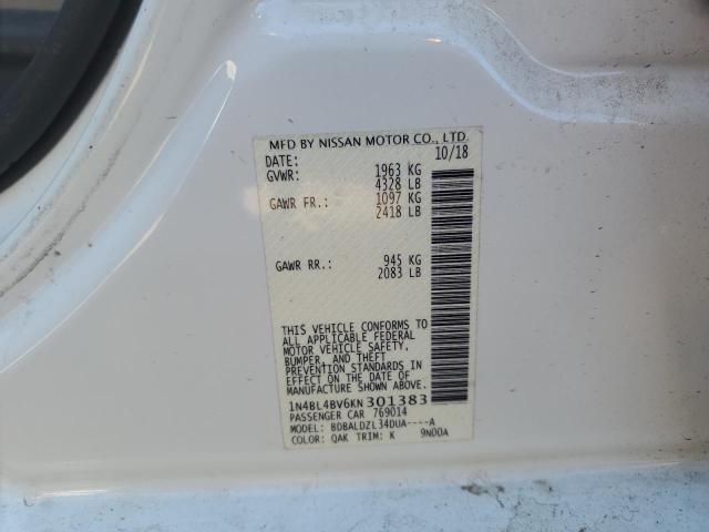 1N4BL4BV6KN301383 Nissan ALTIMA S