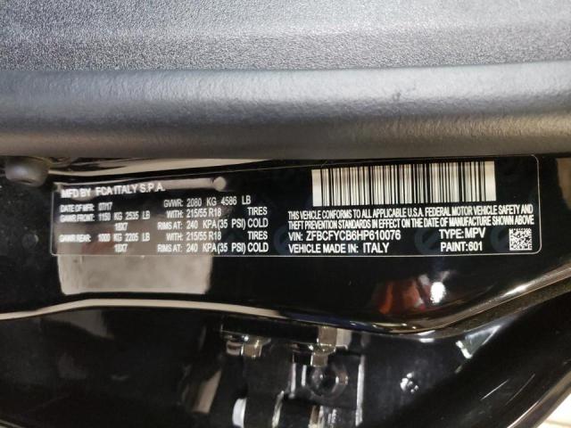 2017 FIAT 500X TREKK ZFBCFYCB6HP610076