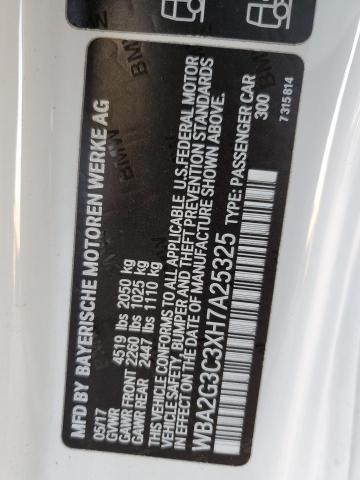 2017 BMW M240XI WBA2G3C3XH7A25325