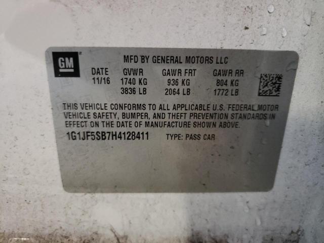 2017 CHEVROLET SONIC PREM - 1G1JF5SB7H4128411