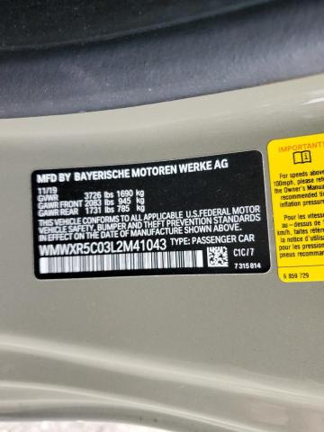 WMWXR5C03L2M41043 Mini Cooper