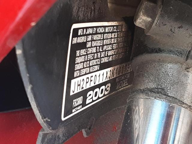 2003 HONDA FSC600 JH2PF011X3K101793