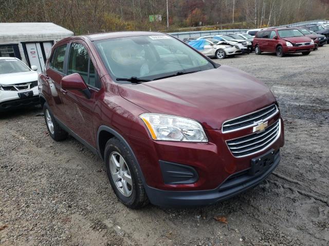 Salvage cars for sale from Copart Hurricane, WV: 2016 Chevrolet Trax LS