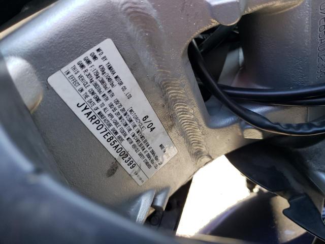 2005 YAMAHA FJR1300 JYARP07E85A002399