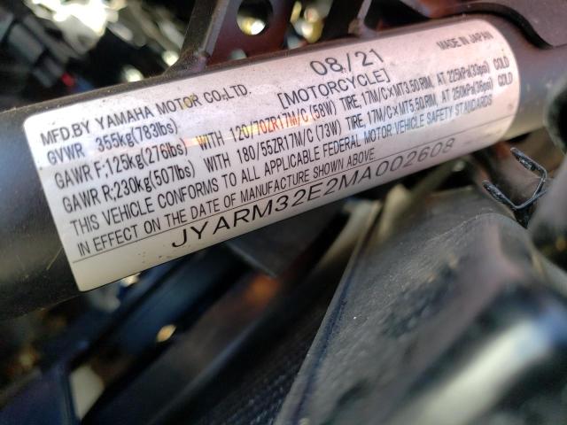 2021 YAMAHA MT07 JYARM32E2MA002608