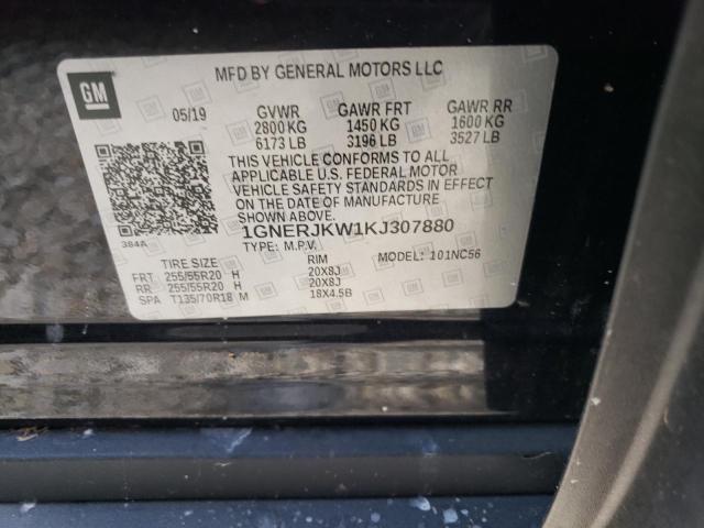 2019 CHEVROLET TRAVERSE R 1GNERJKW1KJ307880