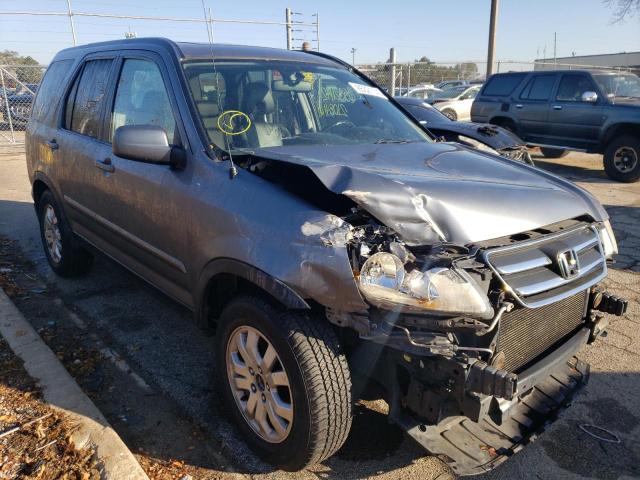 Salvage cars for sale from Copart Wheeling, IL: 2006 Honda CR-V SE