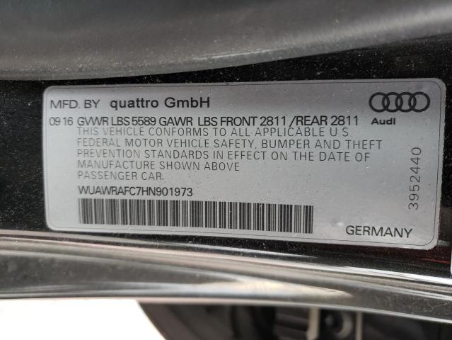 2017 AUDI RS7 PERFOR WUAWRAFC7HN901973