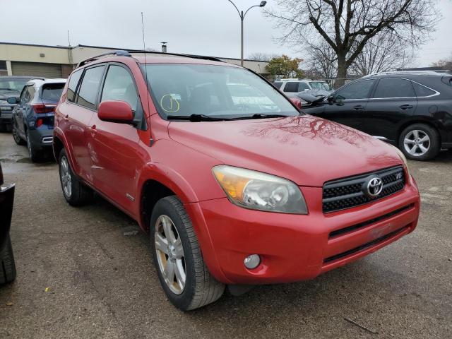 Salvage cars for sale from Copart Wheeling, IL: 2007 Toyota Rav4 Sport