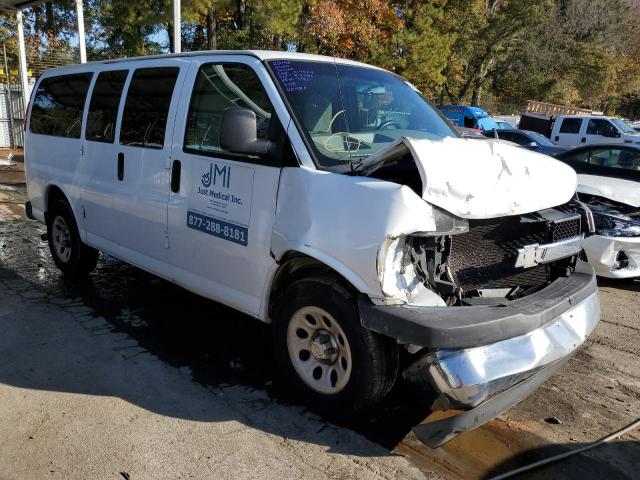 Salvage trucks for sale at Austell, GA auction: 2010 Chevrolet Express G1