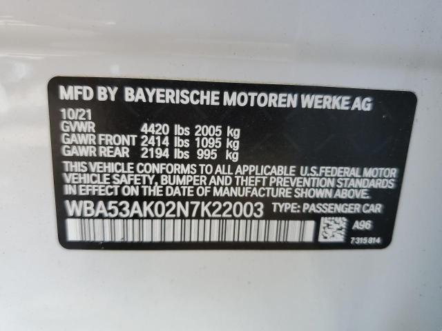 2022 BMW 228I WBA53AK02N7K22003