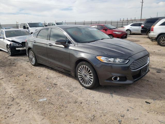 Salvage cars for sale at Andrews, TX auction: 2016 Ford Fusion Titanium