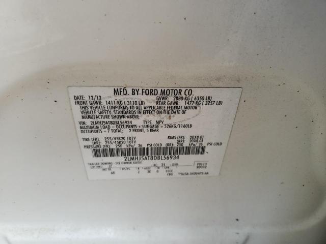 2LMHJ5AT8DBL56934 Lincoln MKT