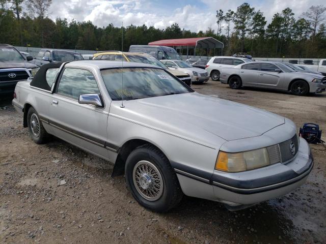1987 MERCURY COUGAR LS SILVER 1MEBM603XHH620733