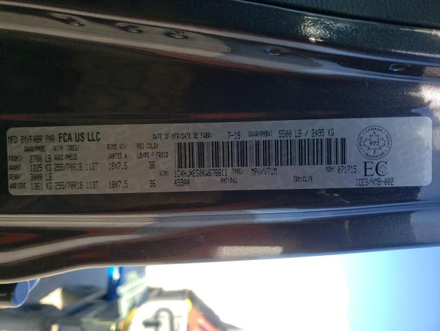 1C4HJXEG0KW676611 Jeep Wrangler Unlimited Sahara