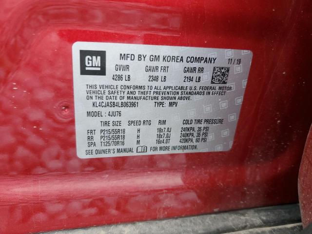 2020 BUICK ENCORE PRE - KL4CJASB4LB063961