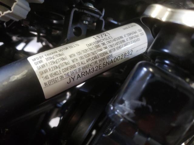 2022 YAMAHA MT07 JYARM32E5NA002832