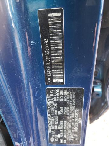 2019 KIA NIRO TOURI KNDCE3LC1K5235793