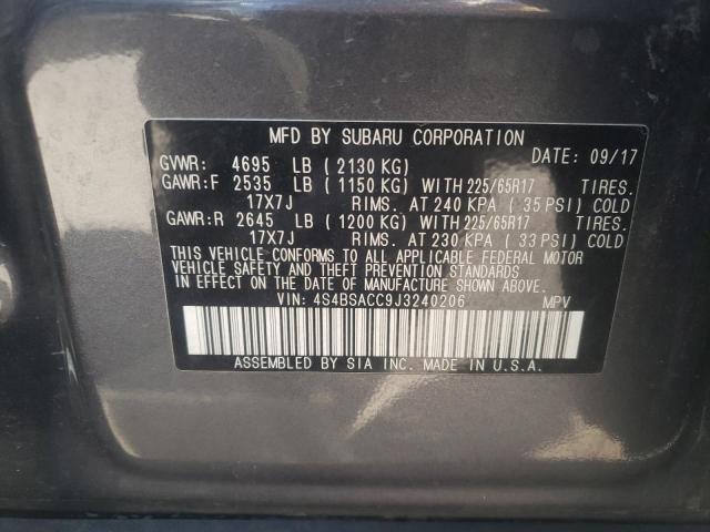 4S4BSACC9J3240206 Subaru Outback 2.5i Premium