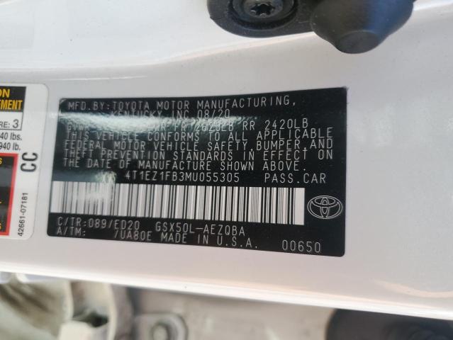 2021 TOYOTA AVALON NIG 4T1EZ1FB3MU055305