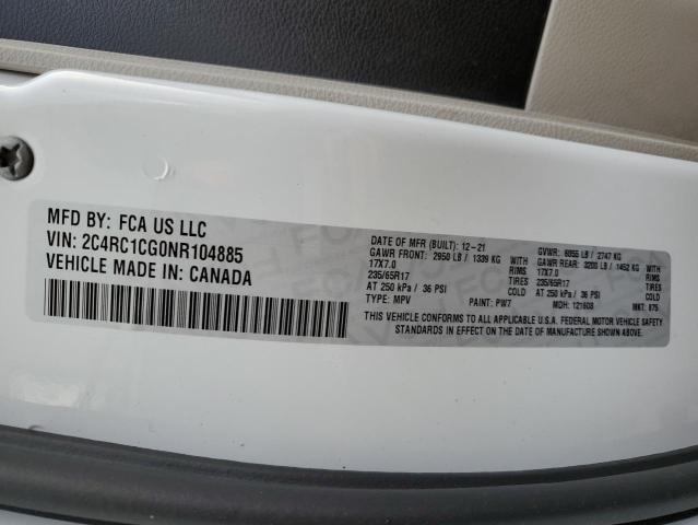 2022 CHRYSLER VOYAGER LX - 2C4RC1CG0NR104885