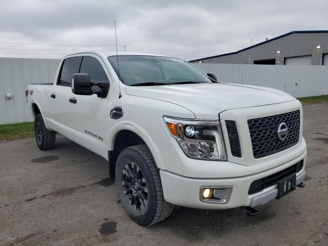 Salvage cars for sale at Central Square, NY auction: 2019 Nissan Titan XD S