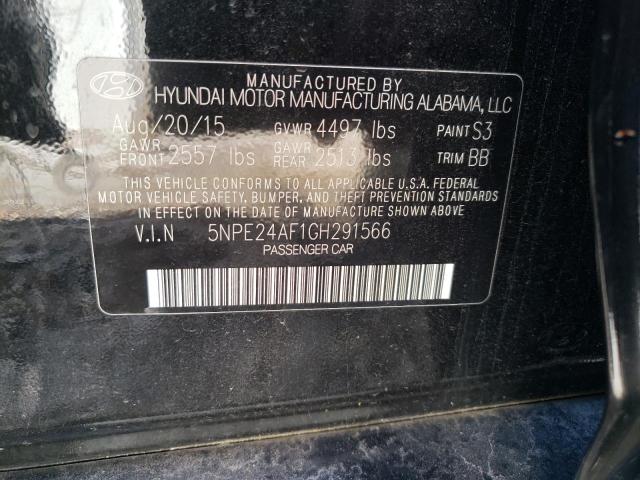 2016 HYUNDAI SONATA SE - 5NPE24AF1GH291566