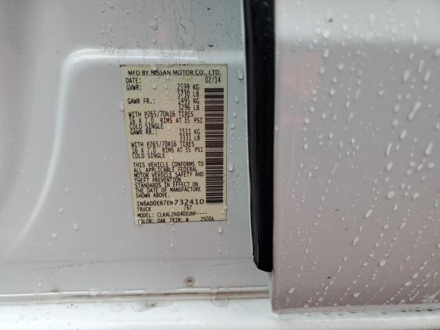 1N6AD0ER7EN732410 Nissan FRONTIER S