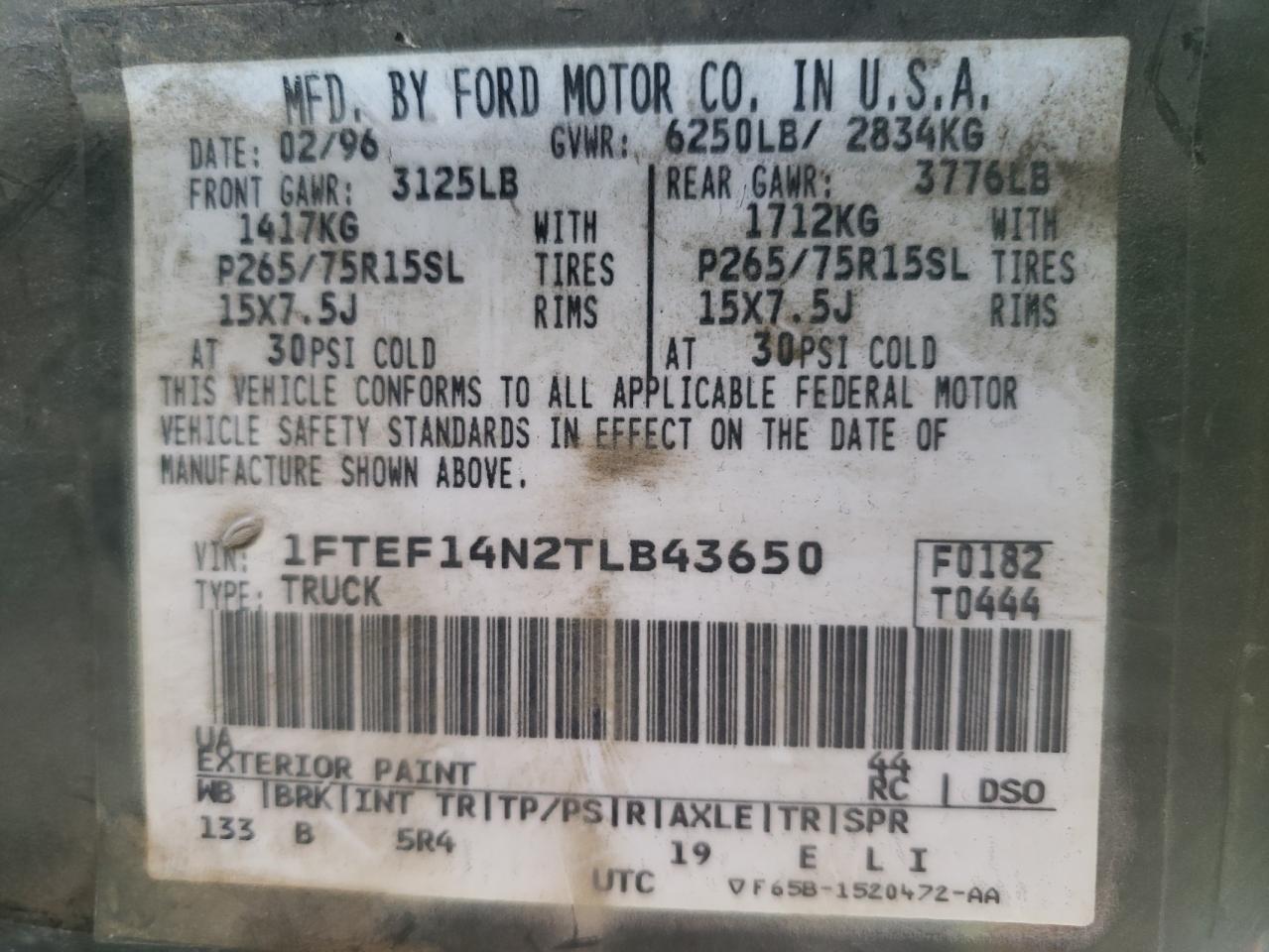 1996 Ford F-150 - Image 10