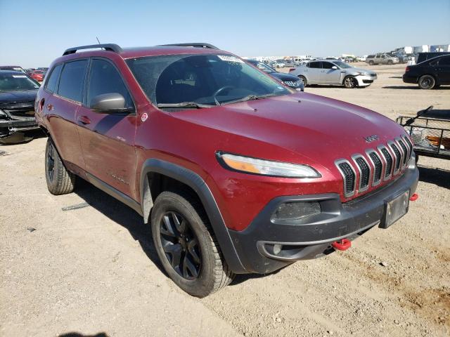 Salvage cars for sale from Copart Amarillo, TX: 2015 Jeep Cherokee T