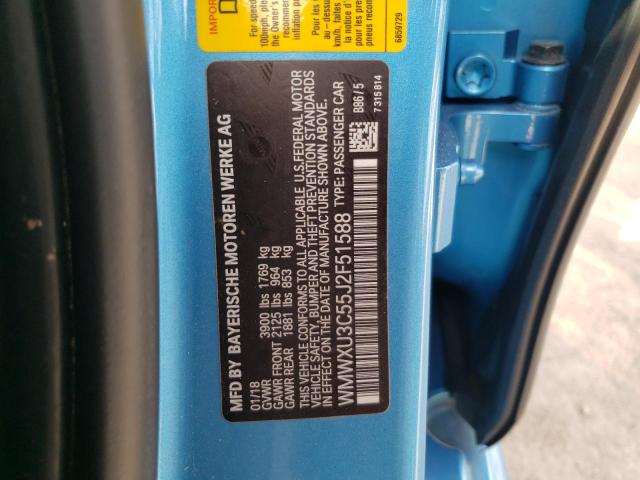 WMWXU3C55J2F51588 Mini Cooper