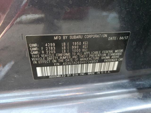 4S3GTAD60H3734853 Subaru Impreza Premium Plus
