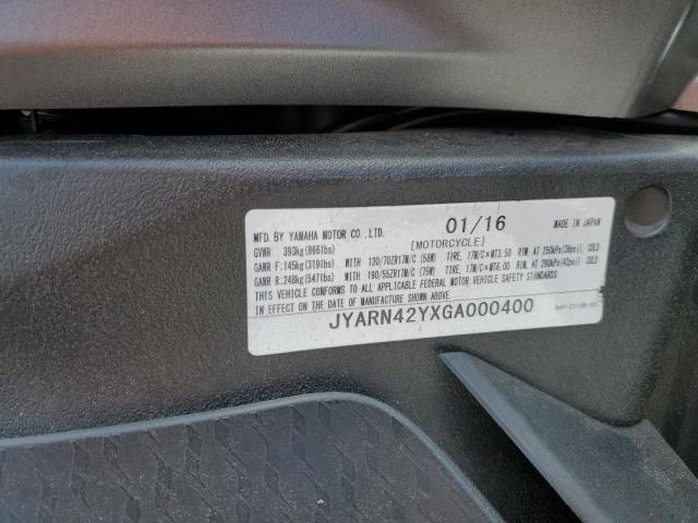 2016 YAMAHA YZFR1S C JYARN42YXGA000400