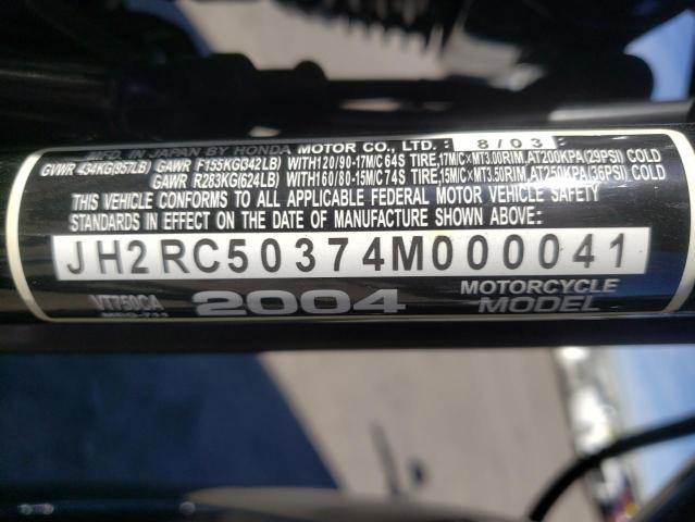 2004 HONDA VT750 CA JH2RC50374M000041