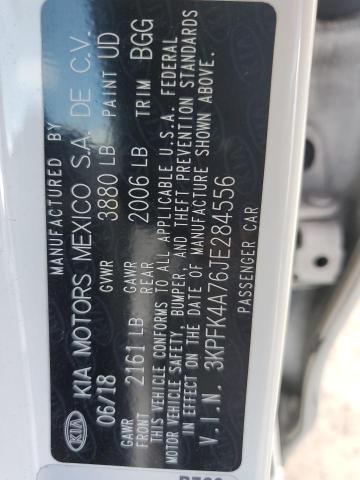 2018 KIA FORTE LX - 3KPFK4A76JE284556