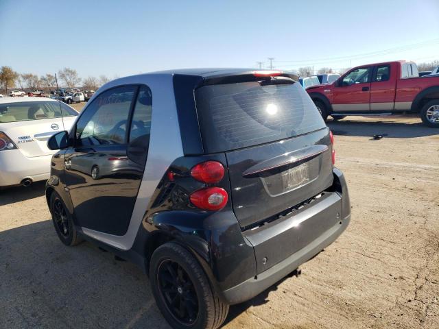 Smart Fortwo 2008 чёрно крастный