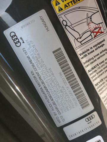 2015 AUDI TTS - TRUB1AFK1F1000196
