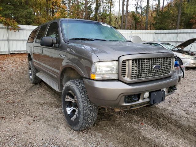 Salvage cars for sale from Copart Knightdale, NC: 2004 Ford Excursion