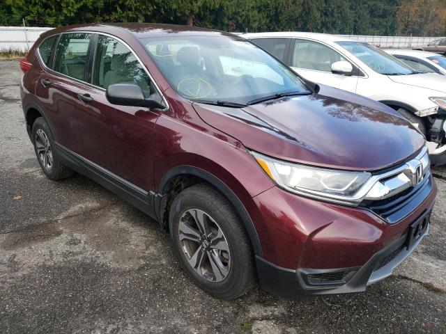 Salvage cars for sale from Copart Arlington, WA: 2019 Honda CR-V LX
