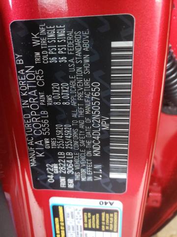 2022 KIA EV6 GT LIN KNDC4DLC2N5057650