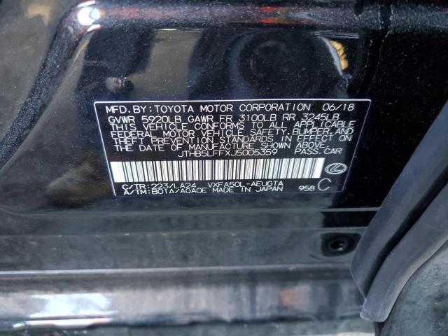 2018 LEXUS LS 500 JTHB5LFFXJ5005359