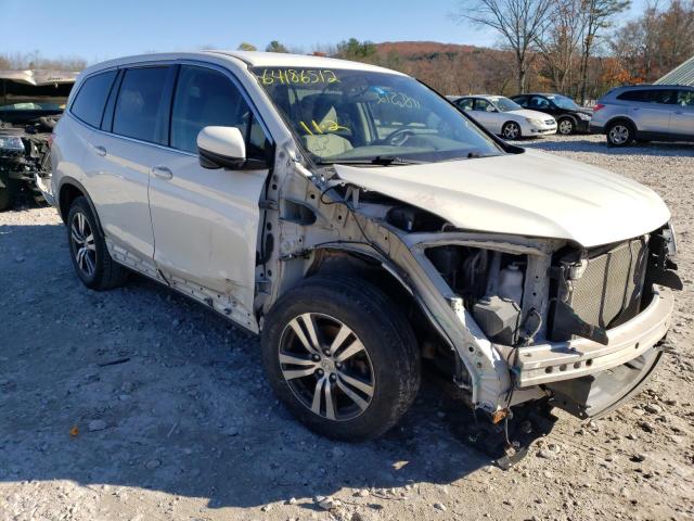 Salvage cars for sale from Copart Warren, MA: 2016 Honda Pilot EX
