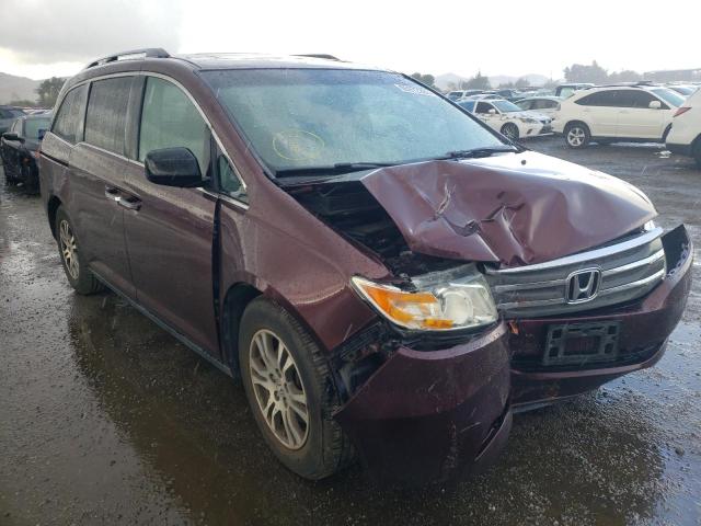 Salvage cars for sale from Copart San Martin, CA: 2012 Honda Odyssey EX