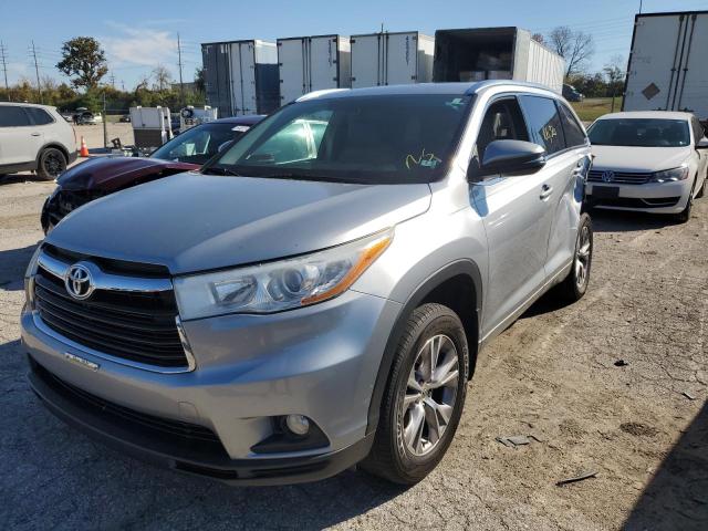 VIN 5TDJKRFH6ES052849 2014 Toyota Highlander, Xle no.2