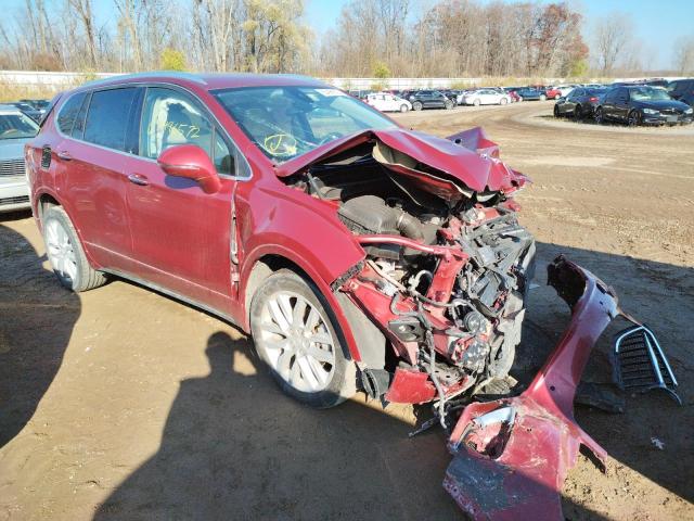 Salvage cars for sale from Copart Davison, MI: 2019 Buick Envision P