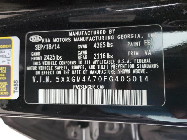 5XXGM4A70FG405014 KIA Optima Lx