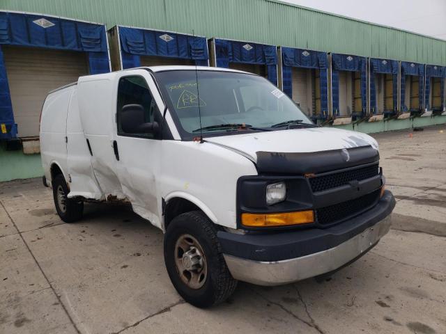 Salvage trucks for sale at Columbus, OH auction: 2008 Chevrolet Express G2