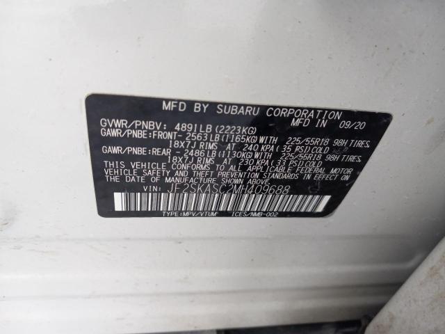 JF2SKASC2MH409688 Subaru Forester Limited