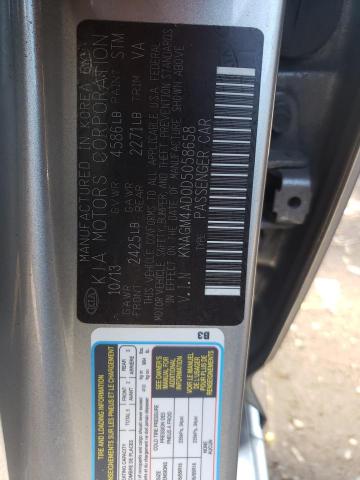 KNAGM4AD0D5058658 KIA OPTIMA HYBRID